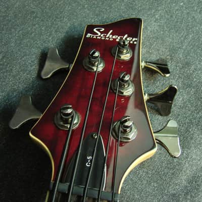 2003 Schecter Diamond Series C-5 5 String Bass C5 W/Bag image 6