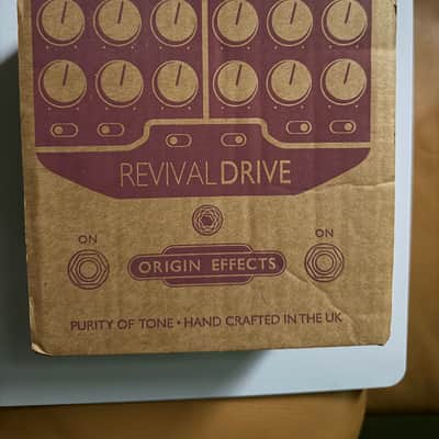 Origin Effects RevivalDrive Custom Ghosting Overdrive with Secondary EQ Controls 2010s - Silver/Orange image 10