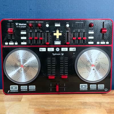 Vestax Typhoon MIDI Controller - Black and Red