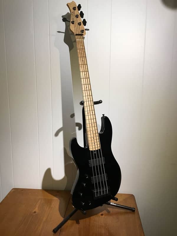Valenti M21-J5 Bass 2008 Black Left Handed image 1