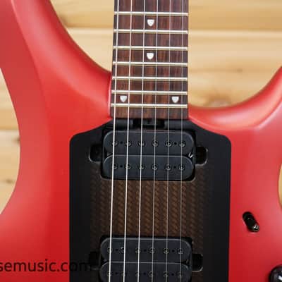Sterling MAJ100 John Petrucci Signature Majesty - Ice Crimson Red With Gig Bag image 4