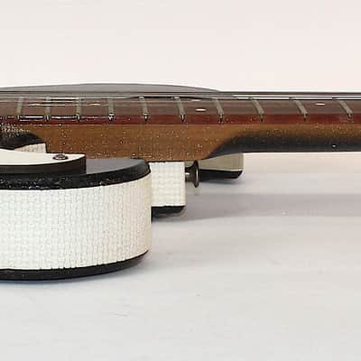 Silvertone (Danelectro) 1448 • Lipstick Pickup • 1966 • Black Sparkle • Exc image 5