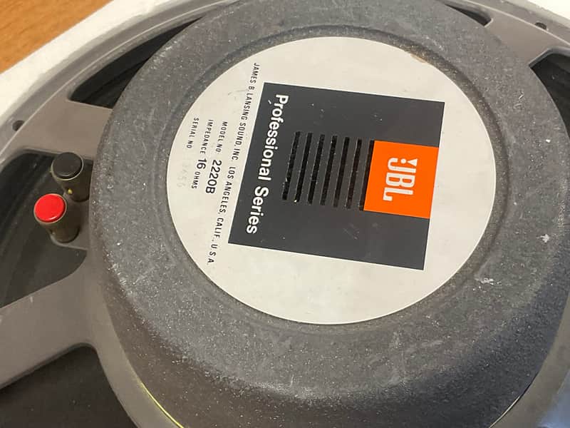 JBL 2220B WOOFER ALNICO 16 ohms # 13460 image 1