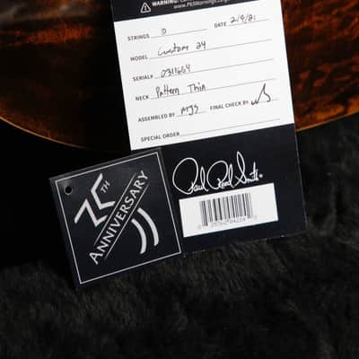 PRS 35th Anniversary Custom 24 Yellow Tiger Electric Guitar 2021 Pre-Owned image 19