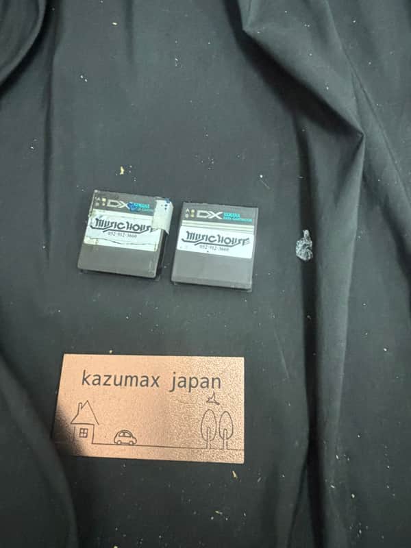 Yamaha DX7 Voice ROM 1 2 Data Cartridge Set Synthesizer Memory Good condition image 1