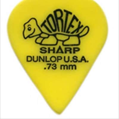 Dunlop Guitar Picks Tortex Sharp .73mm 412P.73 image 2