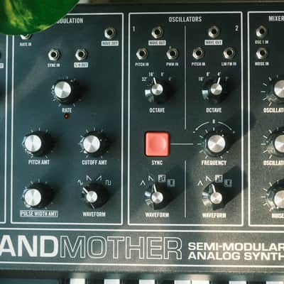 Moog Grandmother Dark 32-Key Semi-Modular Analog Synthesizer 2020 - Present - Black / Black Panel image 7