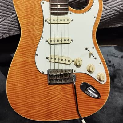 Fender Stratocaster Aerodyne Special 2006/07 - Flame Amber image 4