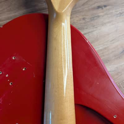 Kalamazoo KG Electric Guitar Body And Neck Only Vintage 1960s Red CLEAN! image 7