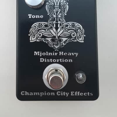 Champion City Effects Mjolnir  Heavy Distortion 2016 Acid Etched/Metallic Black image 1