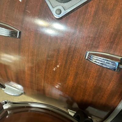 Ludwig 14/18/24 Drum Kit Vintage Mid - 1970’s - Mahogany Cortex image 11