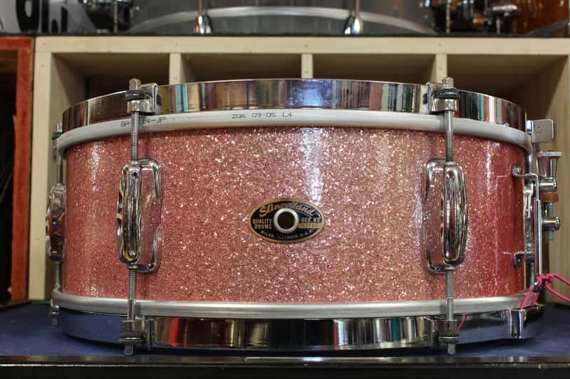 1960s Slingerland 5.5x14 Special Student Model Snare Drum in Sparkling Pink Pearl image 1