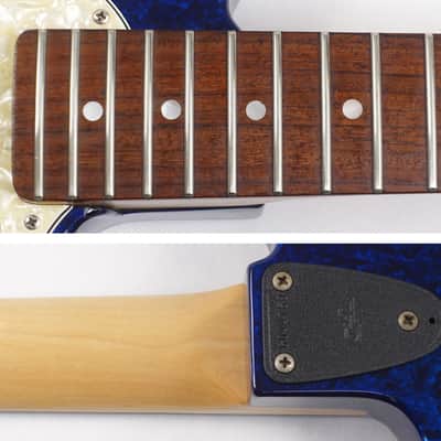 1995 G&L ASAT Bowling Ball Blue Marble Swirl RARE! with Original Hardshell Case image 9