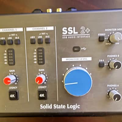 Solid State Logic SSL 2+ USB Audio Interface 2020 - Present Black image 2