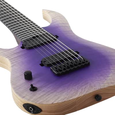 Schecter John Browne Tao-8 Left-Handed Electric Guitar - Ozone Burst (637) image 7