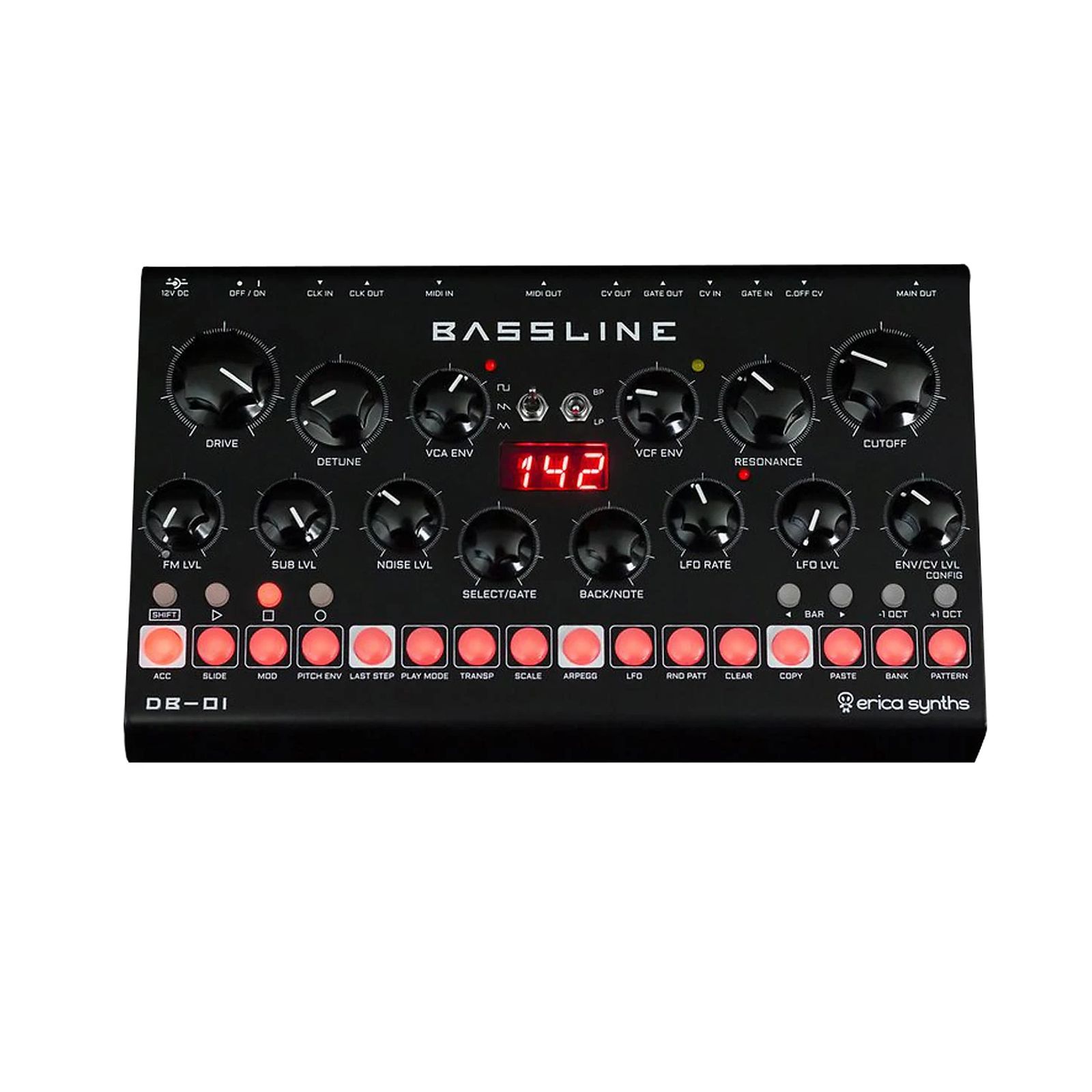 Erica Synth Bassline db-1 シンセサイザー　303ライク Erica Synths Bassline DB-01 Desktop | Reverb
