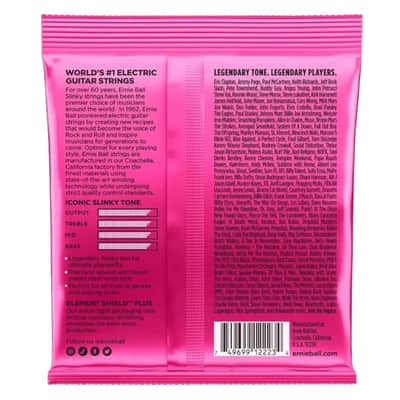 Ernie Ball 9–42 Super Slinky Nickel-Wound Guitar Strings +2 Strap Locks image 2
