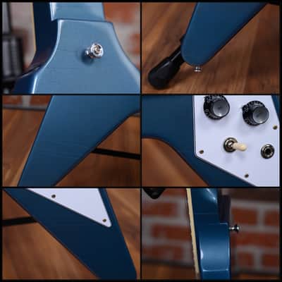Gibson Custom Shop Made to Measure 1967 Flying V Demo Shop Bahama Blue VOS 2025 w/OHSC image 14
