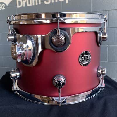 DW Performance Series 9x12" Rack Tom in Satin Burgundy Lacquer (Rm4) image 3
