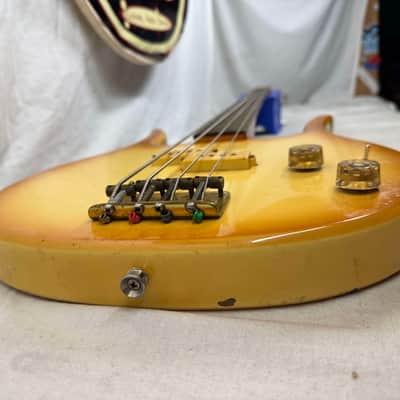 Hondo II Professional Longhorn 4-string Bass with Case Vintage image 17
