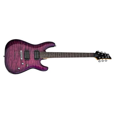 Schecter 445 C-6 Plus Electric Guitar 2025 - Electric Magenta image 4