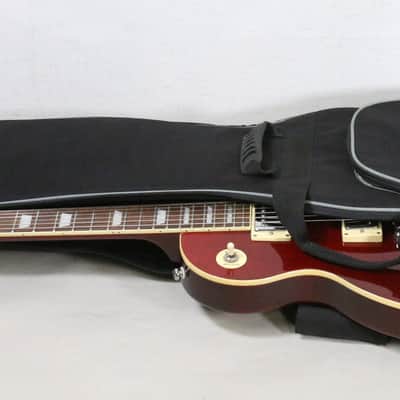 Epiphone Les Paul Standard 2004 Electric Guitar Quilted Wine Red MIK w/ Gig Bag image 2