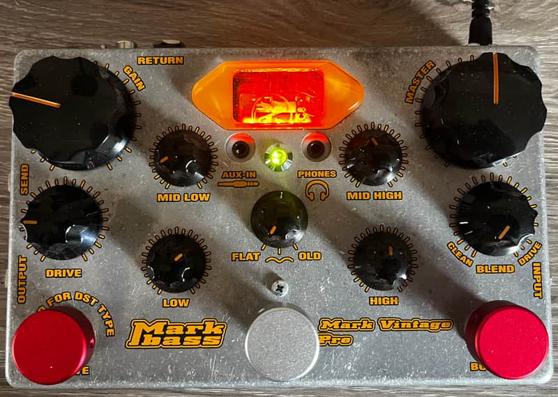 Markbass Mark Vintage Pre 2020 - Present - Raw Metal / Yellow image 1