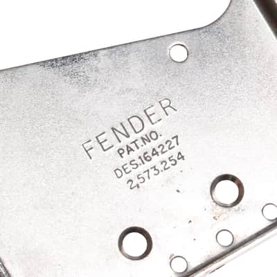 Fender® Aged 60's style Pat.No DES.164227 Telebridge Chrome image 10