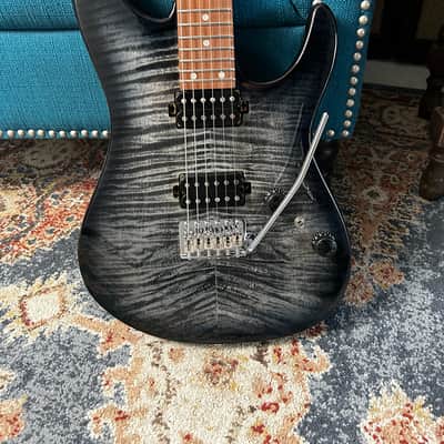 Used Ibanez AZ24S1F Transparent Black Sunburst image 3