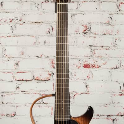 Yamaha SLG200S TBS Steel String Silent Guitar with Hard Gig Bag, Tobacco Sunburst image 7