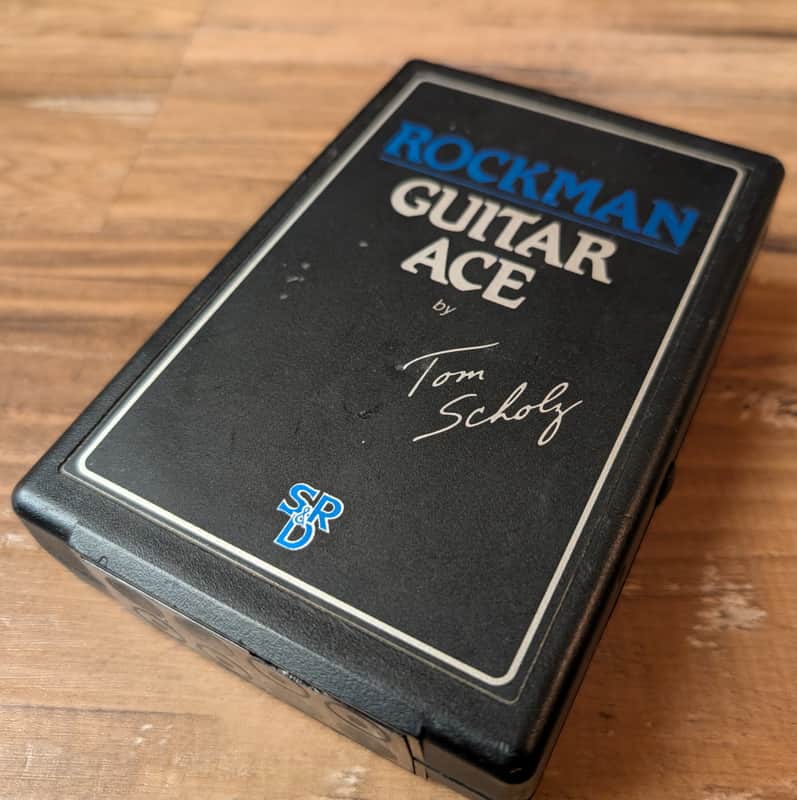 Rockman Guitar Ace by Tom Scholz SR&D Vintage Early 1990s Black Blue No Issues image 1