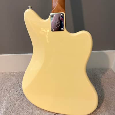 Harley Benton JA-60 CC Vintage Series Offset Left-Handed 2020s - Vintage White image 8