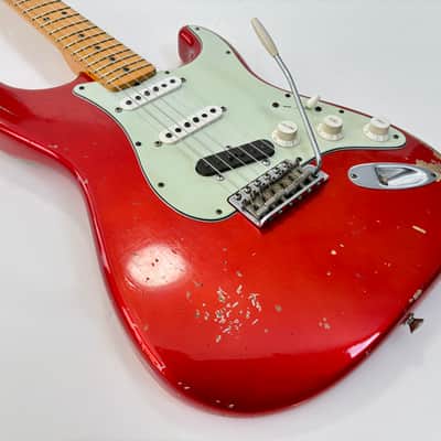 Fender Stratocaster 66 Relic Masterbuilt Dennis Galuszka Custom Shop 2014 Chrome Red image 6