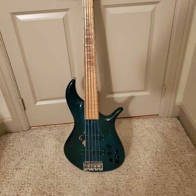 Fbass BN5 5 String Bass  Turquoise image 1