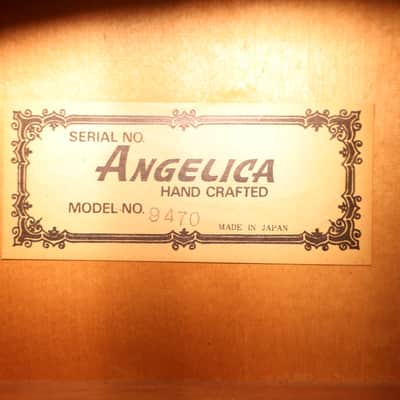 Vintage 1970s Angelica "Dove" Acoustic Guitar (Model 9470) - Made in Japan image 13