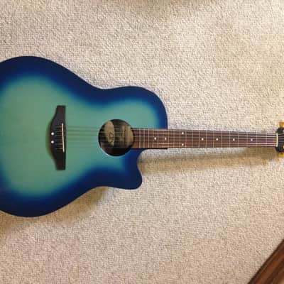 Kaman Ovation Ocean Acoustic OA-047 + Soft Case Blue/Green image 1
