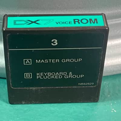 Yamaha Original DX7 ROM Cartridge 3 Master, keyboard, & plucked group