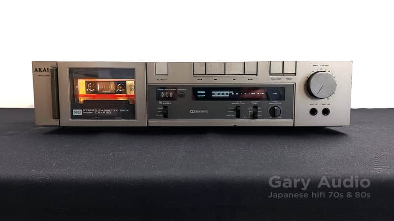 Akai CS-F110 2-Head Tape Deck Rare Grey Edition CS F 110 Japan 1982 image 1
