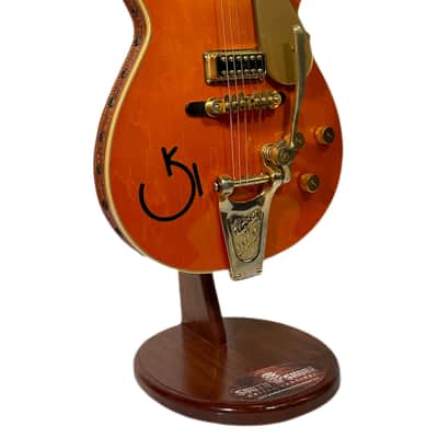 Gretsch Roundup 6121 2006 Orange w/ leather trim & upgraded TV Jones Filtertrons + Extra Bigsby Arm image 3