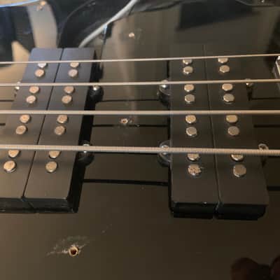 Fender Blacktop Precision P-Bass with Double Jazz Bass Pickups Gloss Black image 7