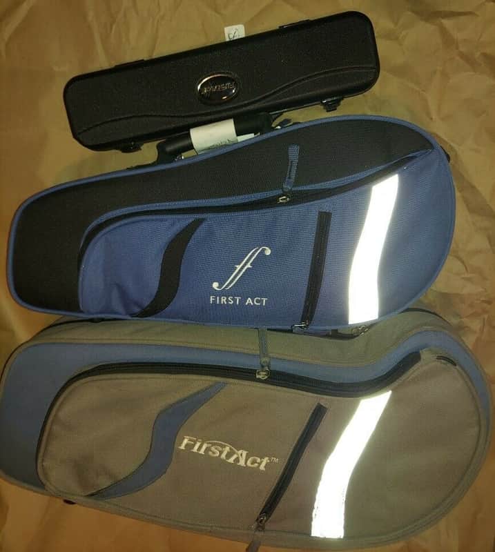 First Act Clarinet AND Trumpet AND Flute as a set, with cases image 1