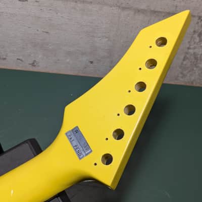 B.C. Rich ST Gunslinger Neck 80,90's Yellow NJ Made in Japan image 11