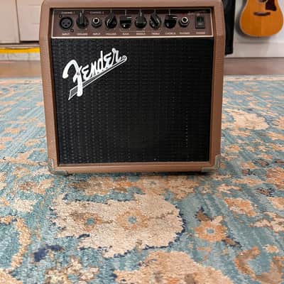 Fender Acoustasonic 15 2-Channel 15-Watt 1x6" Acoustic Guitar Amp 2013 - Present - Brown image 4