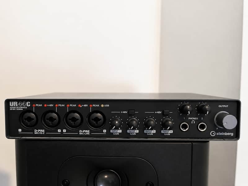 Steinberg UR44C USB 3.0 Audio Interface 2019 - 2020 - Black image 1