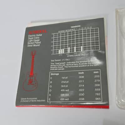 NOS Gibson Brite Wires G700XXL Super Light Electric Guitar Strings .008-.038 image 2