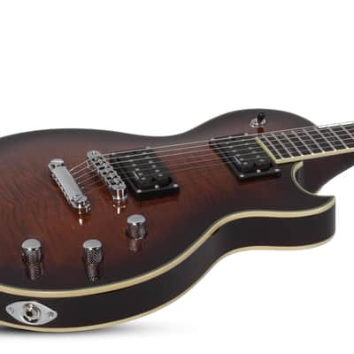 Schecter Solo-II Supreme Cat's Eye Black Burst image 4