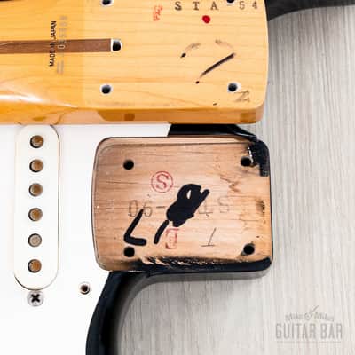 1991 Fender '54 Stratocaster ST54-900 Sunburst Lacquer w/ American Vintage Pickups & Case, Japan MIJ Fujigen image 19