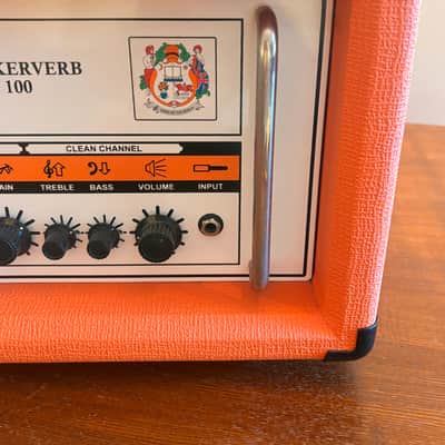 Orange Rockerverb 100 2-Channel 100-Watt Guitar Amp Head Mark 1 2004 - 2009 Orange image 4