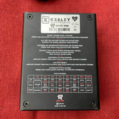 Keeley Octa Psi Transfigurating Fuzz 2024 - Black image 3