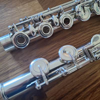 Yamaha Yfl 61 c foot Mid 70s - Sterling silver image 9